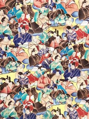 1999 Alexander Henry Cotton Fabric Governor Of The Golden Fields By Phillip...